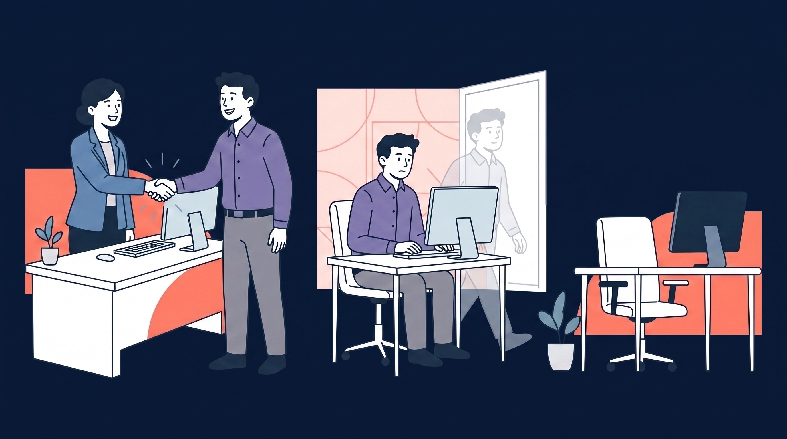 A confident hire who quietly disengages and leaves.