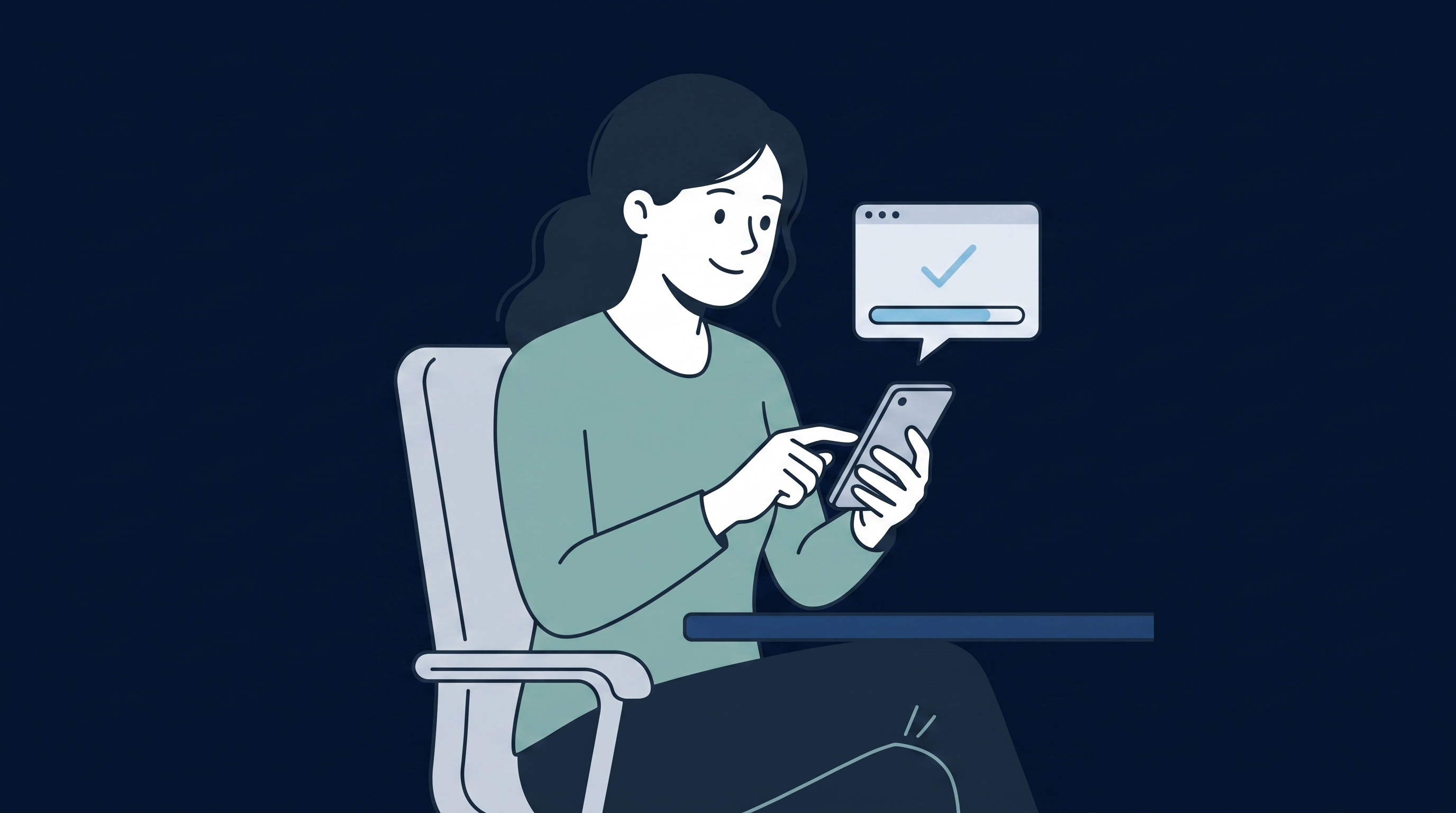 A candidate completing the assessment